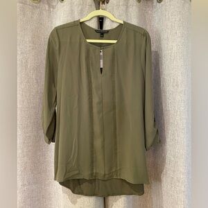 NWT Olive Green Signature Studio shirt